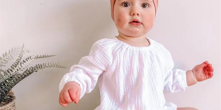 Bear Design Long Sleeve Baby Jumpsuit: A Perfect Blend Of Comfort And Style